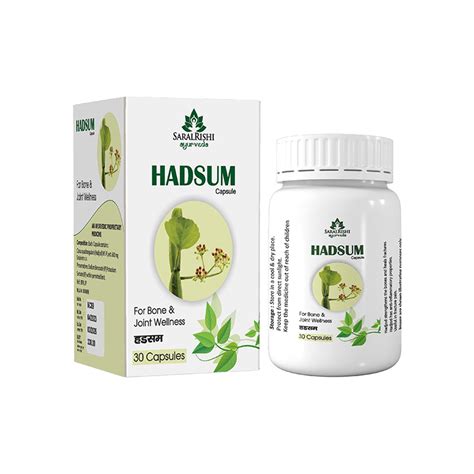 Ayurvedic Hadjod Capsules Saralrishi Ayurveda