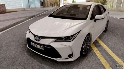 Toyota Corolla Hybrid 2020 Para GTA San Andreas