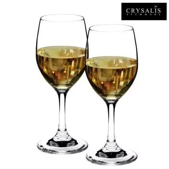 CRYSALIS White Wine Glass Cocktail Glass 210ml Set of 2 | AllHome