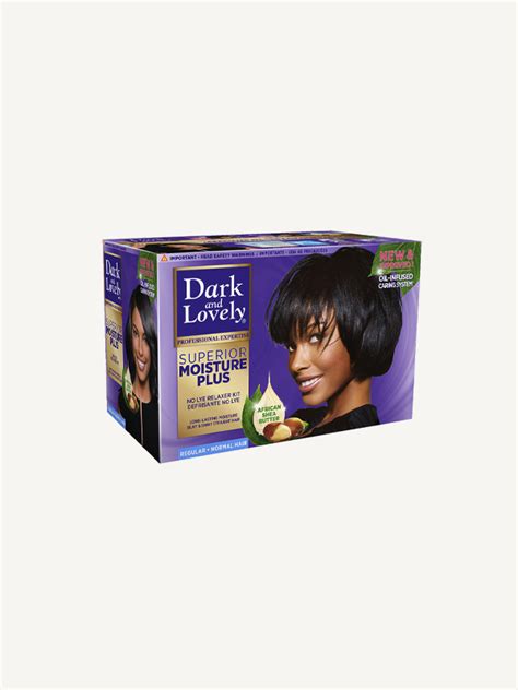 Dark And Lovely Superior Moisture Plus No Lye Relaxer Kit