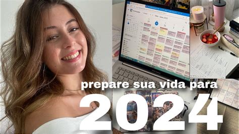 COMO ATINGIR SUAS METAS DE 2024 organização para o próximo ano YouTube