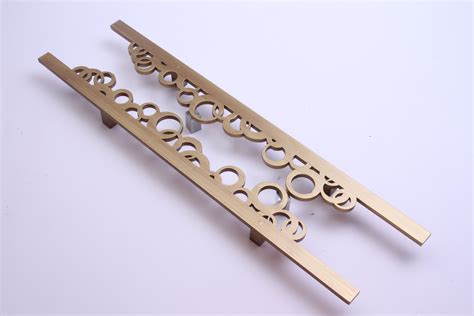 Laser Cut Handle In Solitaire Gold Finish Stahldecor Lasercut