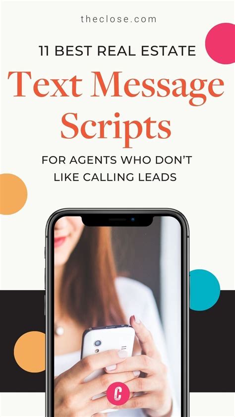 11 Best Real Estate Text Message Scripts For Agents Artofit