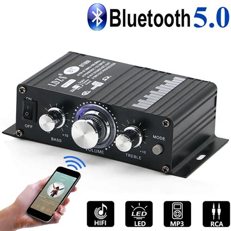 Bluetooth Ses Amplifikat R Kanal K Hifi Mini Y Ksek Bas