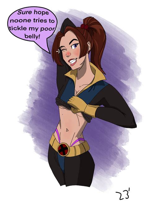 Kitty Pryde Teasing Tummy X Men Evolution By Paranormalnerdom On Deviantart