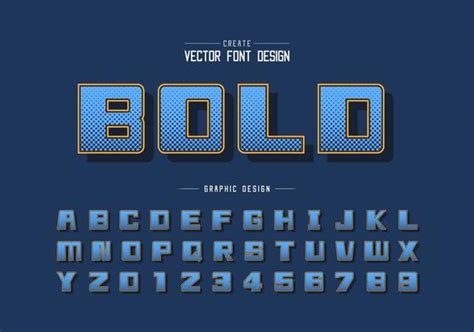 Block Font Vector Art, Icons, and Graphics for Free Download