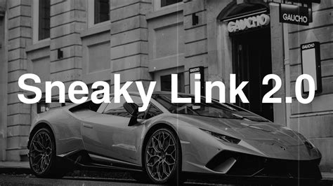 Hxllywood Sneaky Link Lyric Video Youtube