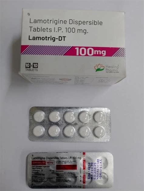 Lamotrigine Dispersible Tablet 100 Mg 24 Months At Rs 250stripe In Nagpur