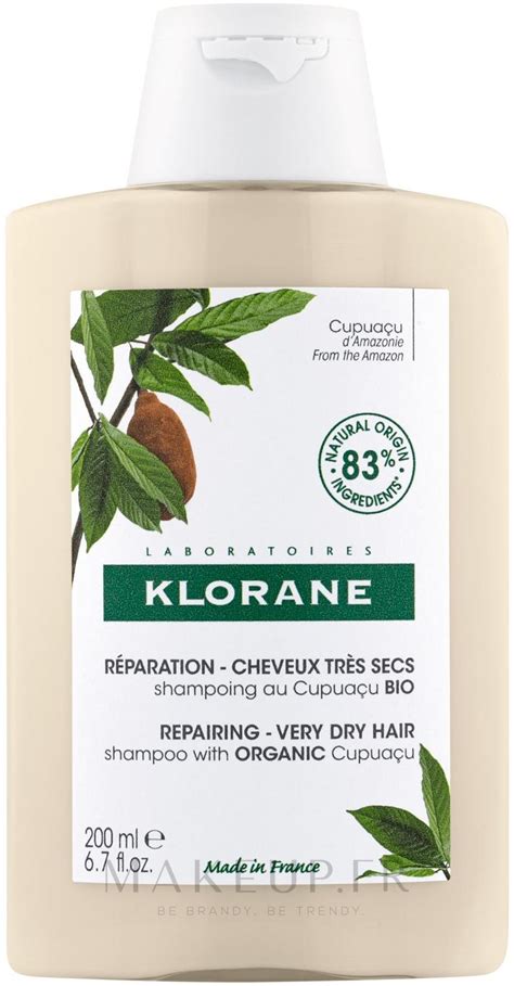 Klorane Cupuacu Nourishing Repairing Shampoo Shampooing Au Beurre