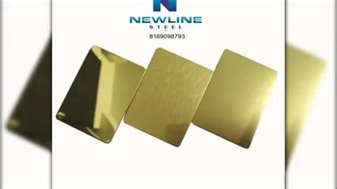 Nl Ss Gold Sheet Thickness Mm At Rs Kg In Mumbai Id