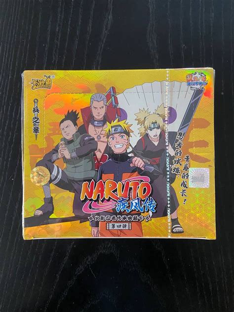 Card Box Naruto Kayou Tier Wave Sealed Card Box Naruto Etsy