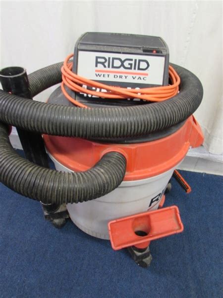 Lot Detail Ridgid 12 Gallon Wet Dry Vacuum