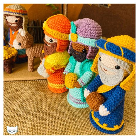 Nacimiento Pesebre Amigurumi Patr N Crochet Esp Etsy