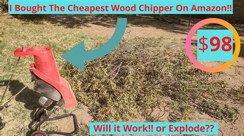 I Bought The Cheapest Wood Chipper Shredder On Amazon Sun Joe CJ602E