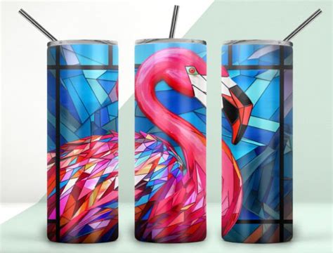 Flamingo Oz Tumbler Design Graphic By Carpentry Design Creative Fabrica