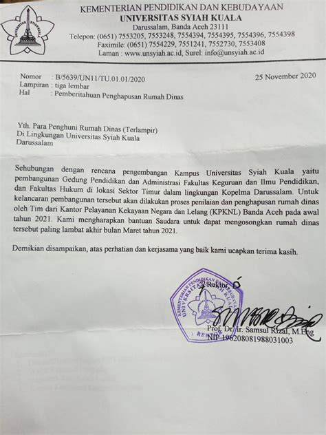 Kondisi Pandemi Rencana Penggusuran Rumah Dosen Usk Sebaiknya