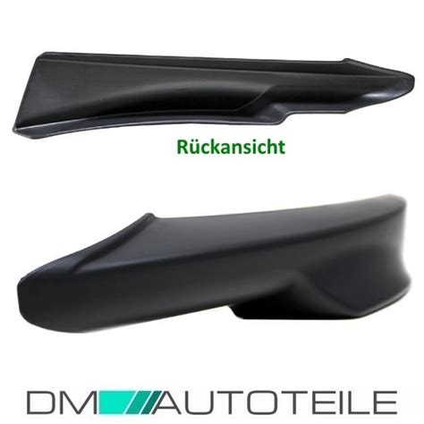 LCI Satz Flaps Stoßstangenspoiler Splitter Lippe Schwarz Matt passend