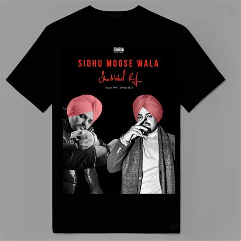 Sidhu Moose Wala Clothing Printerval United Kingdom