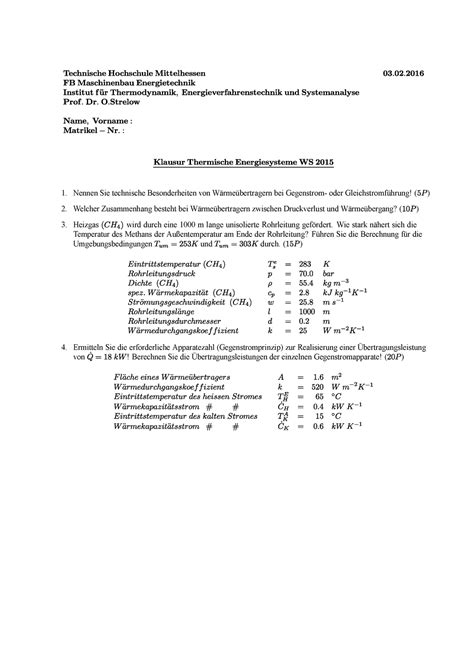 Klausur Februar Wintersemester Fragen Nennen Sie