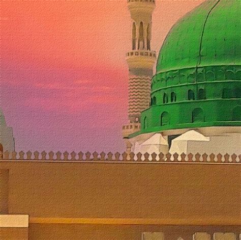 Al-masjid An-nabawi Islamic Painting Wall Art on Canvas Framed Ready to ...