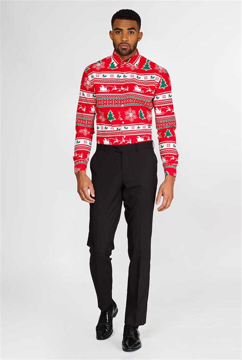 Winter Wonderland Mens Shirt Opposuits