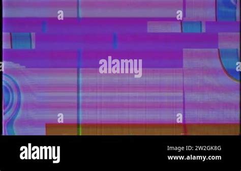 Vhs Defects Noise And Artifacts Glitches From An Old Tape Glitch