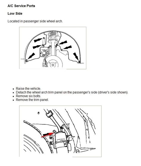 Ford Focus Ac Recharge Port Location