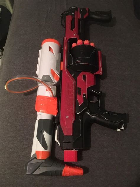 Custom Modified Nerf Rotofury W Tri Strike Missile Launcher 1866550641