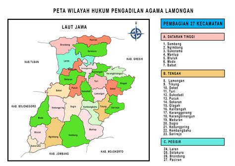 Wilayah Yurisdiksi Dan Peta Wilayah Yuridiksi Pa Lamongan The Best