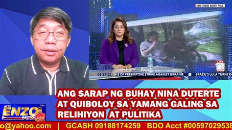 Ang Sarap Ng Buhay Nina Duterte At Quiboloy Sa Yamang Galing Sa