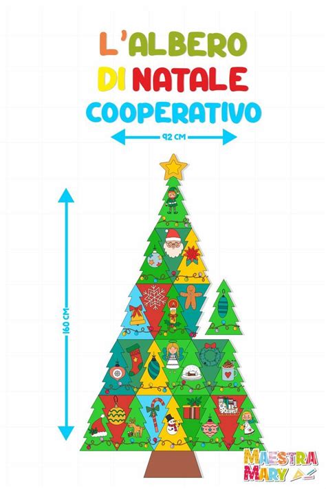 L Albero Di Natale Cooperativo Alberi Di Natale Natale Bambini