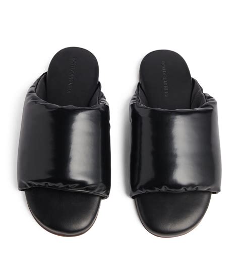 Bottega Veneta Lambskin Cushion Slides Harrods Jo