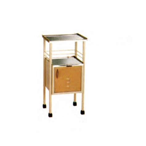 Portable Hospital Bedside Locker Epoxy Powder Coated W 370 Mm X D 305