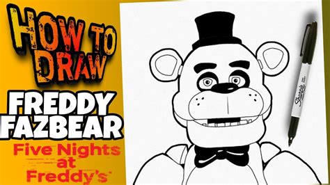 HOW TO DRAW FREDDY FAZBEAR FROM FNAF STEP BY STEP Como Dibujar A