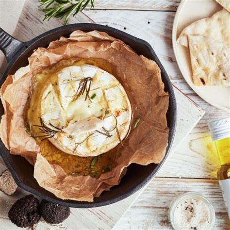 TruffleHunter Recipes Truffle Baked Camembert With Focaccia