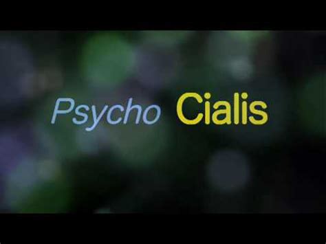 Psycho Cialis Commercial Youtube