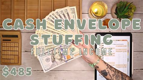 485 Cash Envelope Stuffing ASMR Mini Life Update FullTime Income