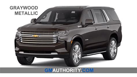 Here Are The 2021 Chevrolet Tahoe Exterior Colors | GM Authority