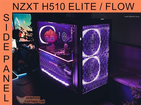 NZXT H510, H510i, Elite, Flow Custom Vented Side Panel - Etsy