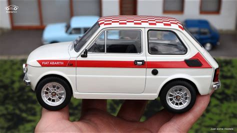 Fiat Abarth Look White Model Car Group Unboxing