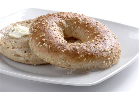 Toasted Bagel stock image. Image of delicious, breakfast - 2521485