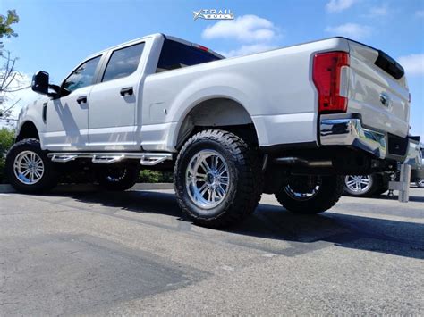 2019 Ford F 250 Super Duty Wheel Offset Aggressive 1 Outside Fender Suspension Lift 4