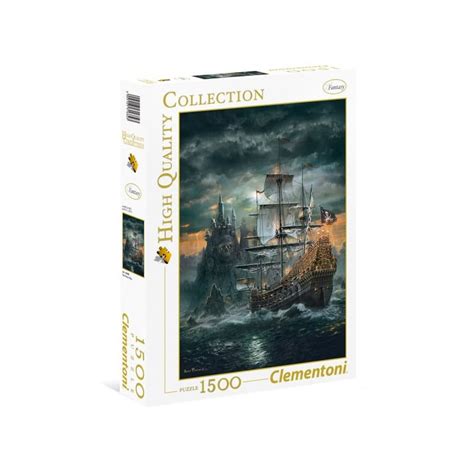 Clementoni Puzzle bateau pirate 1500 pièces kubekings