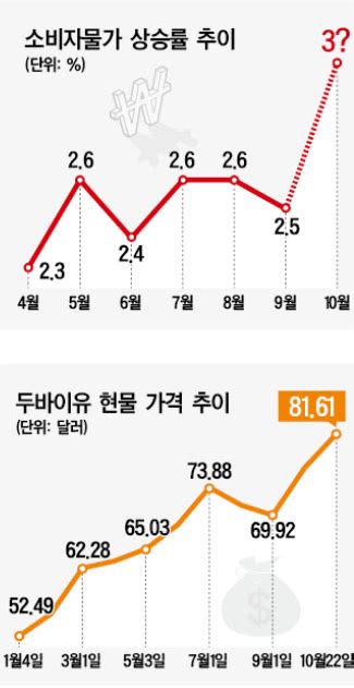 유가급등에 소비자물가 비상세금 깎아 물가 관리 대한경제