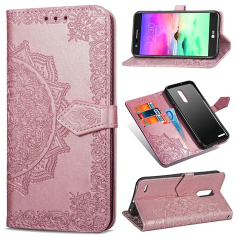 Luxury Pu Leather Case For Lg K Wallet Card Flip Magnet