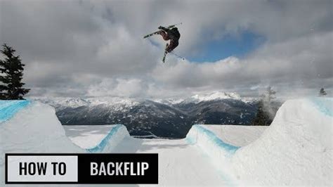 Ski Backflip Lernen Ein How To Backflip Video Ski Basicsde