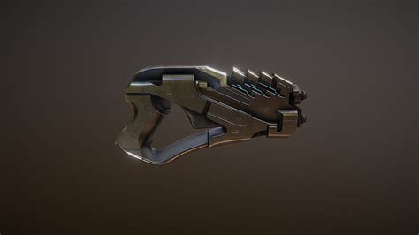 Arc Pistol Mass Effect D Model By Katedra Osatphirniak