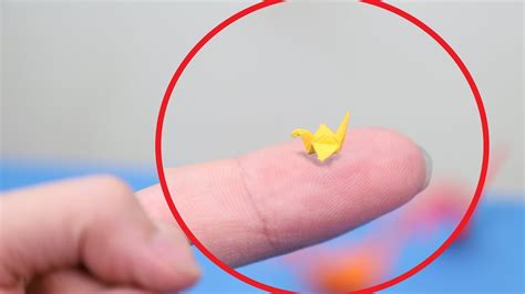 World's Smallest Origami Crane: Unraveling the Art of Microscopic Paper ...