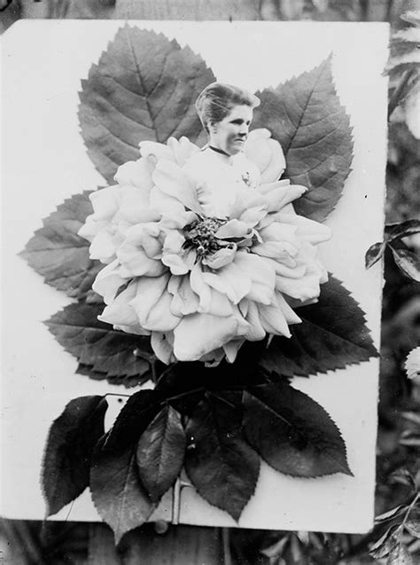 Flower Woman From A Collection Of Half Plate Glass Negativ Ken