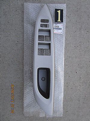 07 10 TOYOTA YARIS 4D SEDAN MASTER POWER WINDOW SWITCH BEZEL TRIM